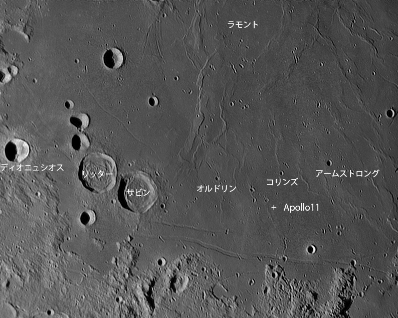 アポロ着陸地点　(Apollo Landing Sites)
